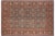 Gray Art Nouveau Pak-Persian Blue/Red Wool Rug - 10'0'' X 13'10'' For Sale - Image 8 of 8