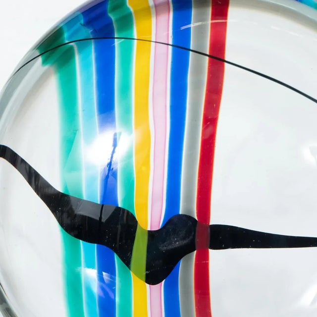 Vintage Colorful Sommerso Murano Glass Sculpture For Sale In New York - Image 6 of 10