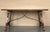 20th Dining or Console Table of Walnut with Lyre Legs and Heavy Top, Spain For Sale - Image 18 of 18