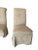 Cream Mid 20th Century Italian Travertine Dining Table and 6 Chairs - Set of 7 For Sale - Image 8 of 11