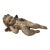 Antique Italian Baroque Hand Painted Ceramic Cherub Sculpture, C. 19th Century For Sale
