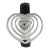 Ladies Chopard Heart Shaped Diamond 13/7172-20 48mm 18k White Gold Watch For Sale