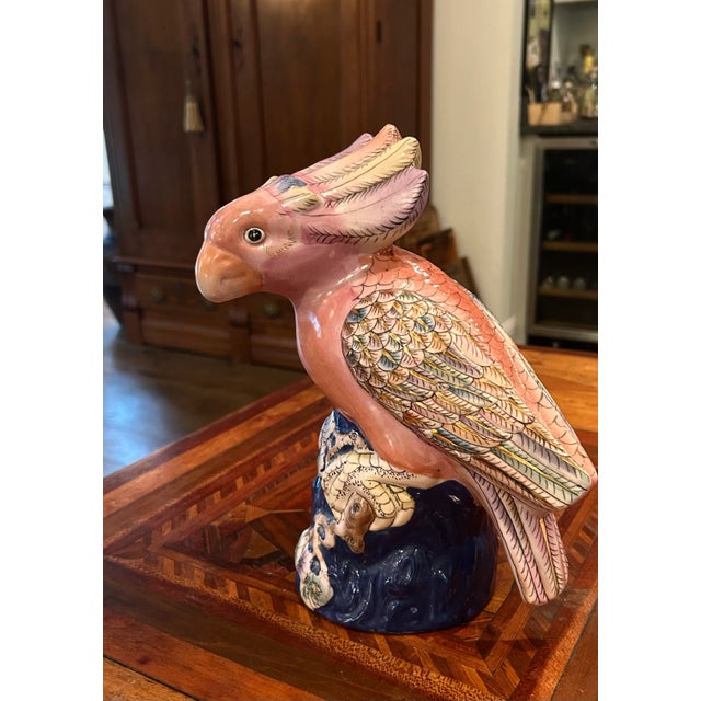 Stangl Vintage Pottery Cockatoo by Stangl For Sale - Image 4 of 4