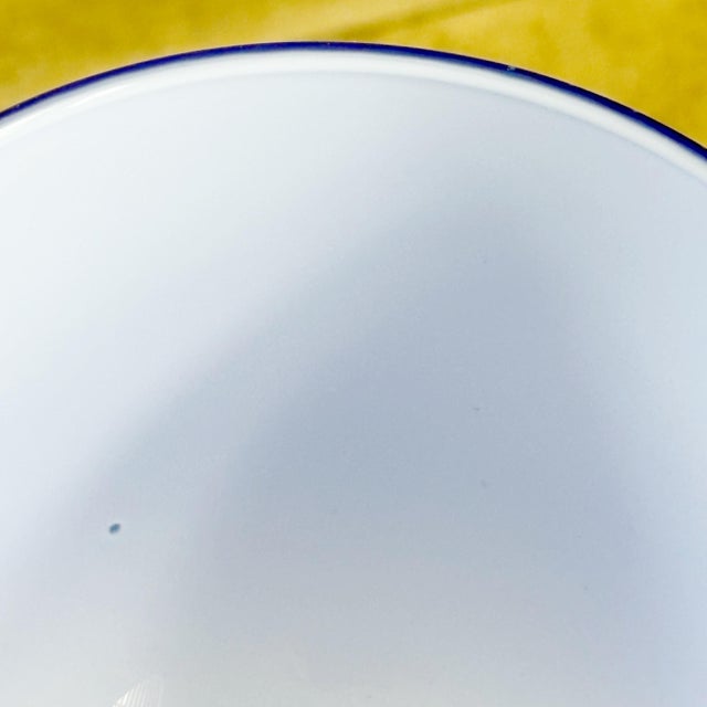 1960's Carlo Moretti Blue Cased Wine Glasses Italian Glassware, Set of 4 For Sale In Boston - Image 6 of 10