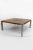 Walnut and Aluminum Coffee Table by Osvaldo Borsani for Tecno, 1960s For Sale - Image 10 of 12