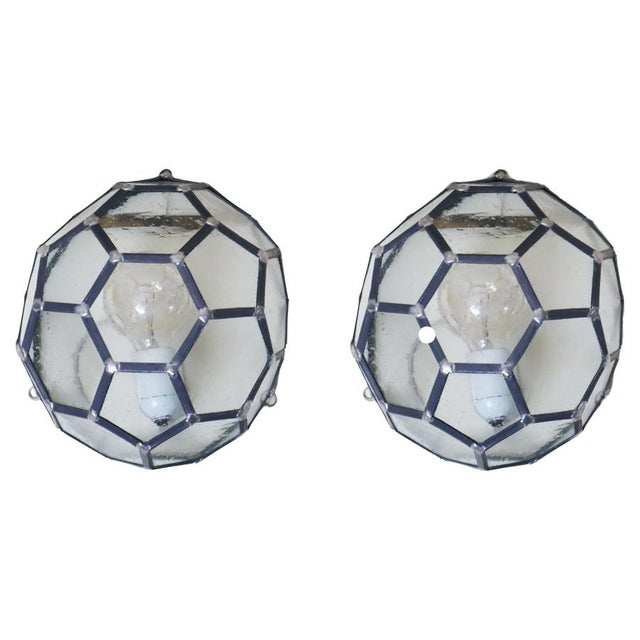 Honeycomb Wall Lamps in the style of Adolf Loos, 1950s, Set of 2 For Sale - Image 14 of 14
