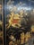1950s Antique Chinoiserie Black Lacquer Decorative Panel with Gilt Figures, 1950 For Sale - Image 5 of 6