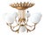 Regency Style Chandelier, 1950s For Sale