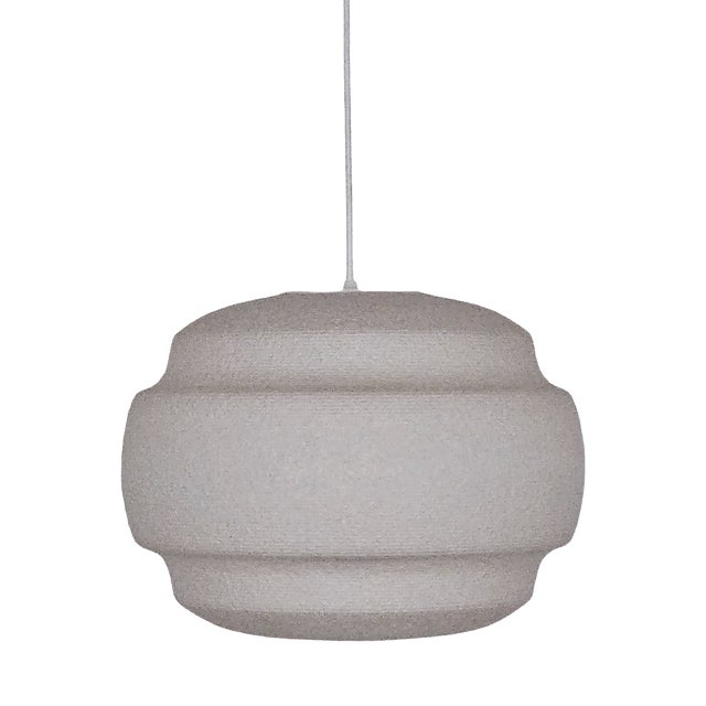 Mid-Century Modern Space Age Fiberglass Pendant Lamp, 1970s For Sale