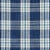 Sample - Schumacher X Vogue Living Mariga Fabric in Delft For Sale