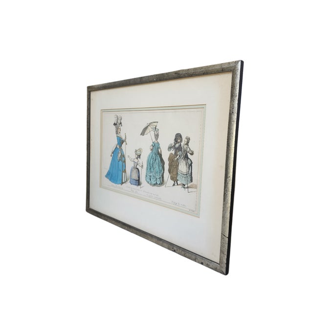 This charming mid-century reproduction of Paul Gavarni’s 1843 lithograph Dames de Paris captures the elegance and social...