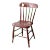Antique Painted Primitive Plank Seat Chair For Sale