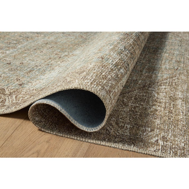 Traditional Amber Lewis x Loloi Cambria Aqua / Natural 2'-6" x 9'-6" Runner Rug For Sale - Image 3 of 5