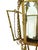 Shabby Chic Vintage Large Metal & Glass Hanging Candle Lantern For Sale - Image 3 of 6