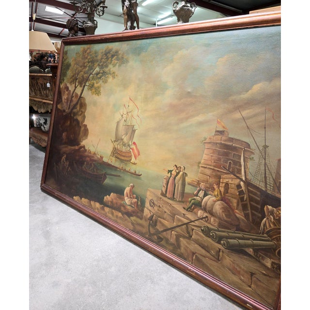 Landscape Composition, 1920s, Oil Painting on Canvas For Sale - Image 4 of 8