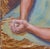 Figurative Whispering Hope by John Tarantola | Oil on panel Male figure lying on a surface, viewed from behind. For Sale - Image 3 of 4