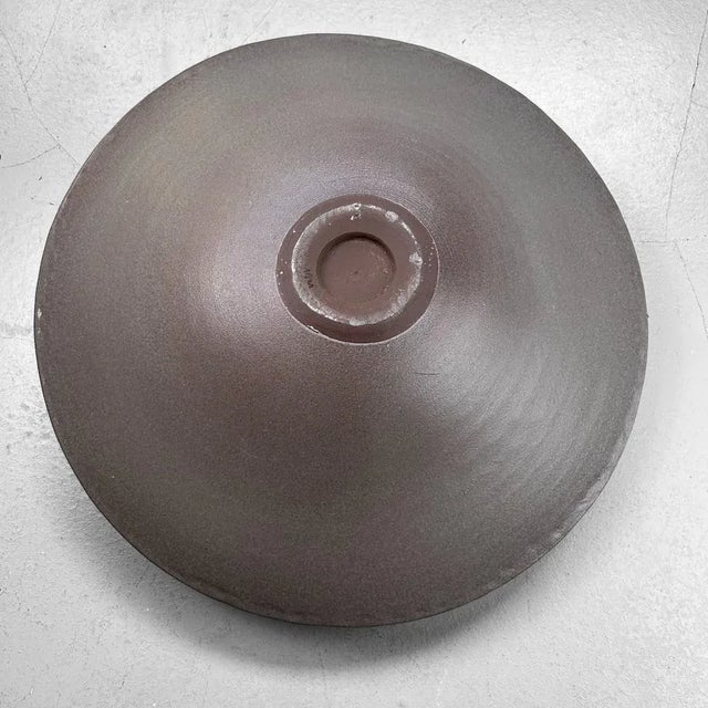 Large Studio Pottery Ceramic Ikebana Bowl, Japan, 1970s For Sale - Image 17 of 18