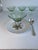 1950s Green Glass Dessert Cups, Set of 10 For Sale - Image 9 of 10