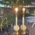 Hollywood Regency 1950s Wilshire House Beverly Hills Carved Alabaster and Marble Lamps-a Pair For Sale - Image 3 of 3