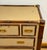 1992 Rare Ralph Lauren Cameron Canvas Faux Bamboo Brass Campaign Chest of Drawer For Sale - Image 12 of 12