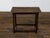 English English Oak 1800s Side Table with Planked Top, Straight Legs and Stretchers For Sale - Image 3 of 11