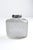 Charming antique dressing table scent bottle, circa 1890-1915, featuring an allover diamond hobnail-cut body. Hinged round...