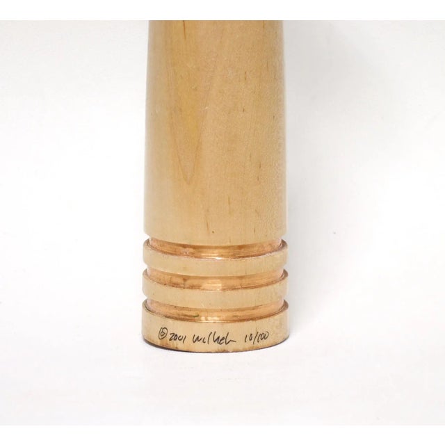 Modern Custom Artisan Made Signed & Numbered Modern Pepper Mill For Sale - Image 3 of 5