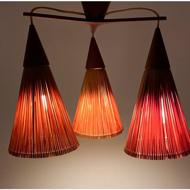 Large Ceiling Lamp by Ib Fabiansen for Fog & Mørup, Denmark, 1960s For Sale - Image 11 of 15