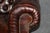 English Remington Brown Custom Made Leather Tufted Chesterfield Sofa 7ft For Sale - Image 9 of 11