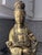 Vintage Cast Brass Guanyin Figure on Fish and Wave Base For Sale In Houston - Image 6 of 9