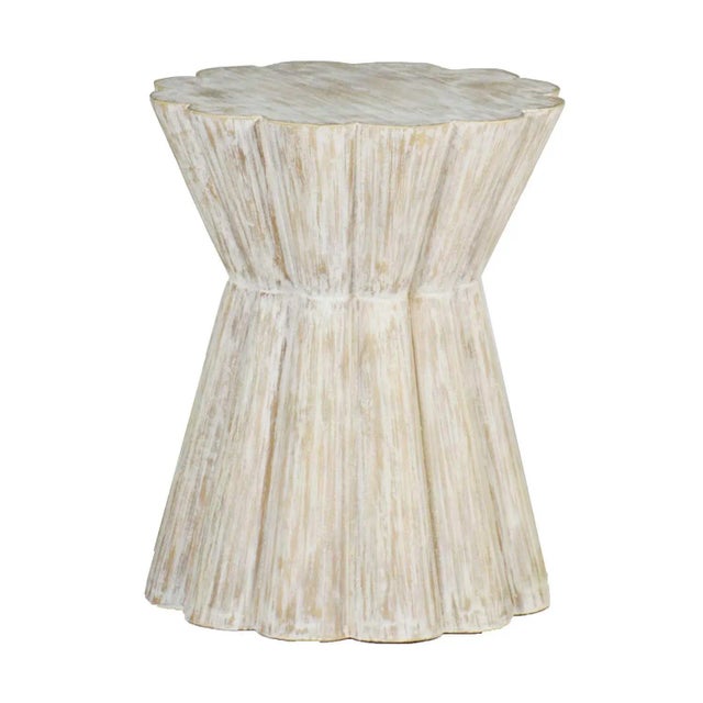 Kenneth Ludwig Chicago Annie Scalloped Side Table For Sale - Image 4 of 4