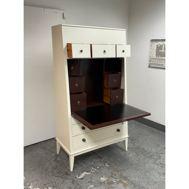 Design Plus Gallery presents the Hallings Secretary by Thomas O’Brien for Century Furniture. This compact secretary offers...