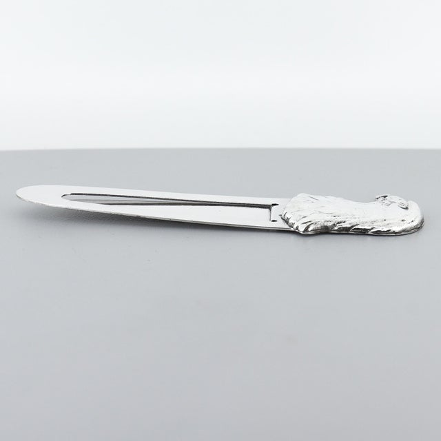 Tiffany & Co. Sterling Silver Bald Eagle Head Money Clip For Sale - Image 11 of 15