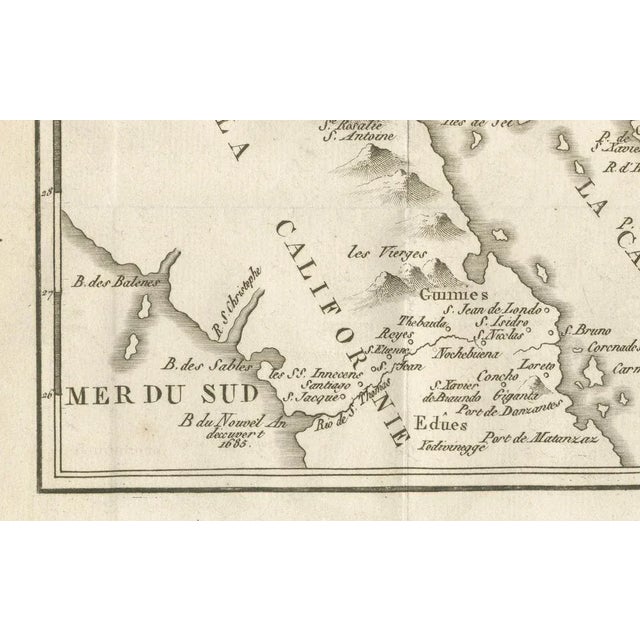 Map of the Overland Route to California, 1701 For Sale - Image 5 of 10