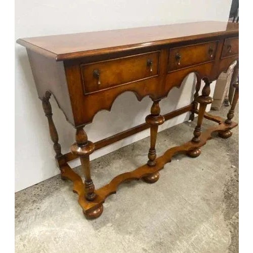 Jacobean Revival Dresser in Walnut, 1930s For Sale - Image 4 of 13