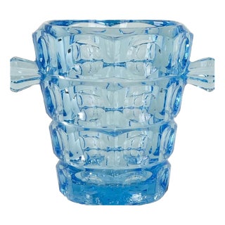 Ice Bucket by Rudolf Jurnikl for Sklo Union, 1950s For Sale