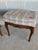Wood Kindel Furniture French Style Tufted Pillow Top Foot Stools - A Pair For Sale - Image 7 of 9