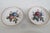 Royal Worcester Late 20th Century Royal Worcester Fine Bone China Coasters 6pc Set G676 Hand Painted Florals For Sale - Image 4 of 14