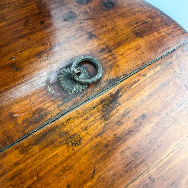 Antique Chinese Wood Covered Rice Bucket For Sale - Image 10 of 12