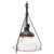 Large Industrial Pendant Light in Clear Pressed Prisma Glass from Holophane For Sale - Image 6 of 7