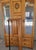 Antique Armoire / Wardrobe English Oak With Beveled Mirror Doors For Sale - Image 14 of 18