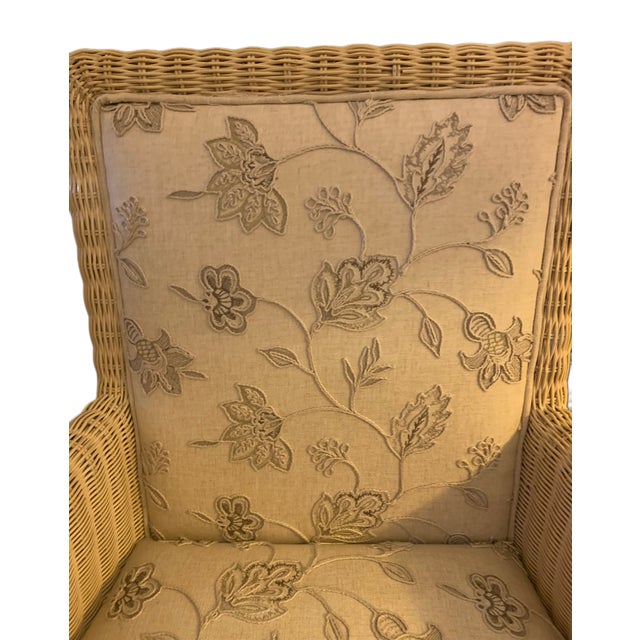 McGuire Woven Bamboo Rattan and Hardwood Armchairs (Pair) For Sale - Image 16 of 18