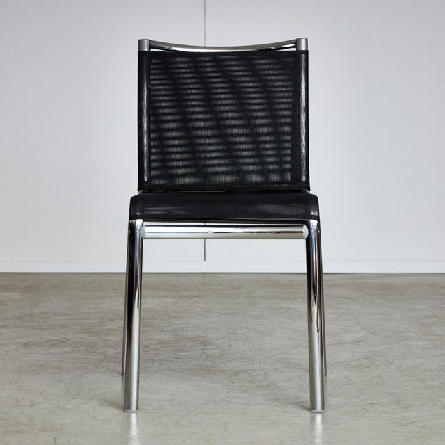 Net Chairs attributed to Daniele Molteni for Bontempi, 1998, Set of 4 For Sale - Image 4 of 18