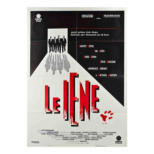 Reservoir Dogs, 1992, Paper For Sale