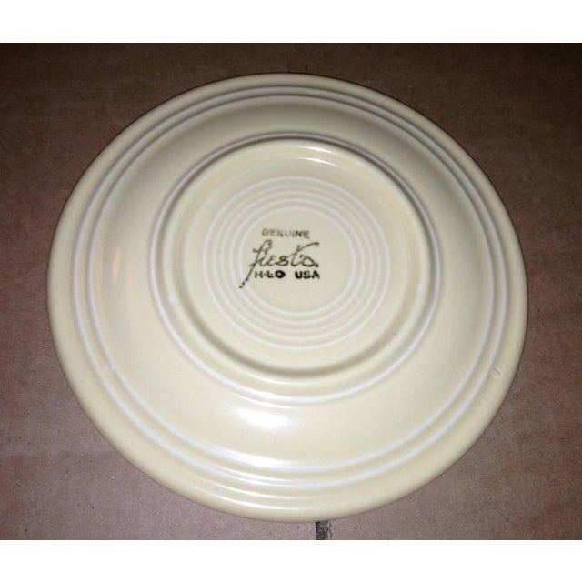 Green & Ivory Vintage Fiesta Salad Plates S/4 Chairish