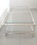 1990s Rectangular Engraved Crystal and White Metal Coffee Table with Lower Shelf, 1990s For Sale - Image 5 of 14
