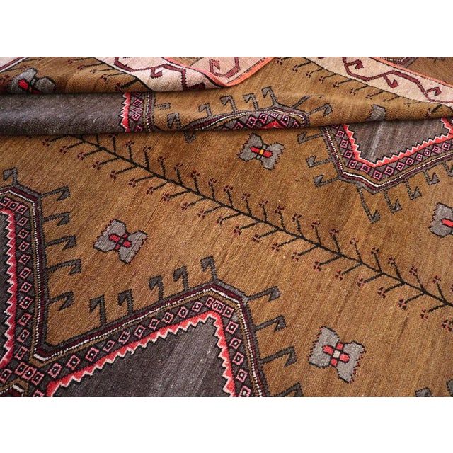Galerie Shabab Collection Mid-20th Century Turkish Tribal Room Size Carpet For Sale - Image 10 of 10