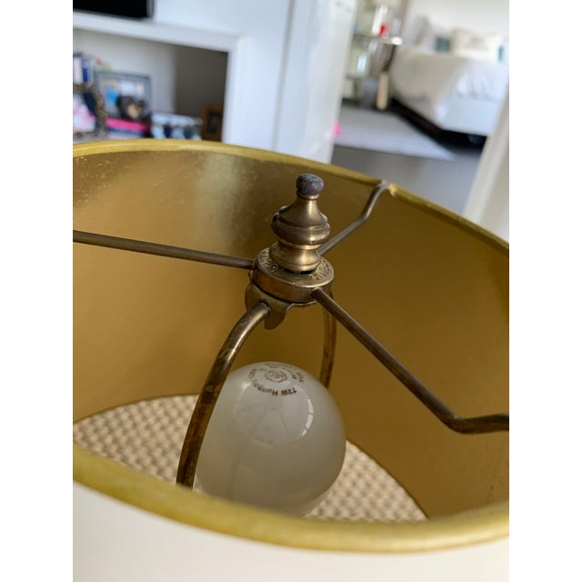 French Early 21st Century Wood Base Table Lamp For Sale - Image 3 of 10