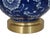 Mid-Century Modern Pair of Cobalt Blue & White Table Lamps Double Gourd Shape For Sale - Image 3 of 5