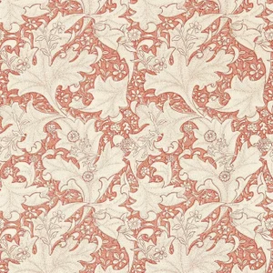 Morris & Co Wallflower Wallpaper in Chrysanthemum Pink - a Sample